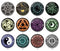 Handmade Round Photo Glass Cabochon 2202