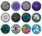 Handmade Round Photo Glass Cabochon 2204
