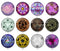 Handmade Round Photo Glass Cabochon 2206