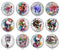 Handmade Round Photo Glass Cabochon 2209