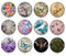 Handmade Round Photo Glass Cabochon 2214