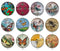 Handmade Round Photo Glass Cabochon 2218