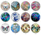 Handmade Round Photo Glass Cabochon 2219