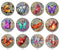 Handmade Round Photo Glass Cabochon 2220