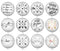 Handmade Round Photo Glass Cabochon 2230