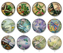 Handmade Round Photo Glass Cabochon 2234