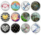Handmade Round Photo Glass Cabochon 2239