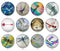 Handmade Round Photo Glass Cabochon 2240