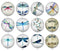 Handmade Round Photo Glass Cabochon 2241