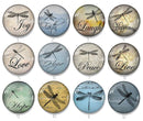 Handmade Round Photo Glass Cabochon 2247