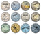 Handmade Round Photo Glass Cabochon 2247