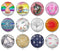 Handmade Round Photo Glass Cabochon 2249