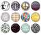 Handmade Round Photo Glass Cabochon 2253