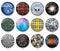 Handmade Round Photo Glass Cabochon 2255