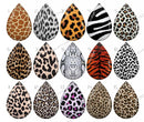 Handmade Teardrop Photo Glass Cabochons pattern geometric 701