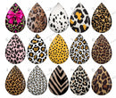 Handmade Teardrop Photo Glass Cabochons pattern geometric 702