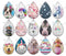 Handmade Teardrop Photo Glass Cabochons pattern geometric 730