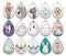 Handmade Teardrop Photo Glass Cabochons pattern geometric 731