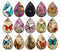 Handmade Teardrop Photo Glass Cabochons pattern geometric 766