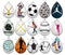 Handmade Teardrop Photo Glass Cabochons pattern geometric 894