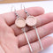 10pcs Stainless Steel wood Earrings Blanks,wood Earrings Base Settings