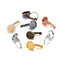 20pcs 8mm-25mm Brass French Earwires Hook With Round Pad,Bezel Earring Blank Base Settings trays