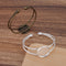 5pcs Brass platings 20mm 25mm bracelet blanks,Bracelet Settings Bezel Bangle Bracelet Bases