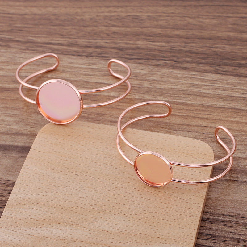 5pcs 20mm 25mm bracelet blanks,Bracelet Settings Bezel Bangle Bracelet Bases