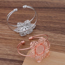 5pcs  20mm bracelet blanks, Bracelet Settings Bezel Bangle Bracelet Bases