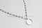 5pcs stainless steel Bezel Necklace, Pendant necklace Settings Base blank