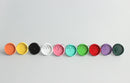 20pcs Paint 8 colors 10mm 12mm Bezel Earring Settings Earring Posts With Round 12mm Pad, Earrings Blanks