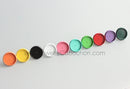 20pcs Paint 8 colors 10mm 12mm Bezel Earring Settings Earring Posts With Round 12mm Pad, Earrings Blanks