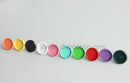 20pcs Paint 8 colors 10mm 12mm Bezel Earring Settings Earring Posts With Round 12mm Pad, Earrings Blanks