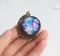 10pcs  Crescent Necklace Bezel , Double-sided Pendant necklace Settings Base blank