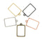 1pcs Handmade pressed flower pendant jewelry Rectangle 21x34mm