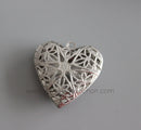 10pcs stainless steel Heart shaped Locket Charm Pendant Locket