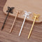 20pcs Bobby Pins Flower Filigree Pad, Brass Jewelry Vintage Flower Hairpins, Flower Hair Findings, Hair Accessories