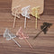 20pcs butterfly Bobby Pins Flower Filigree Pad, Brass Jewelry Vintage Flower Hairpins, Flower Hair Findings,Hair Accessories