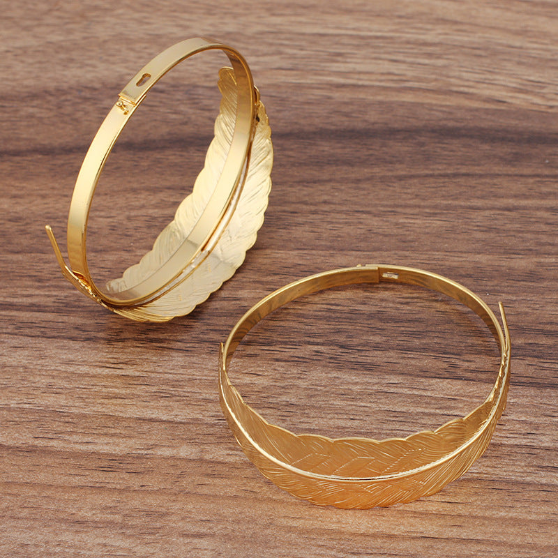 5pcs Big leaves bracelet