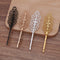 20pcs Bobby Pins Flower Filigree Pad, Brass Jewelry Vintage Flower Hairpins, Flower Hair Findings, Hair Accessories