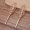 20pcs Bobby Pins Flower Filigree Pad, Brass Jewelry Vintage Flower Hairpins, Flower Hair Findings, Hair Accessories