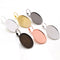 20pcs oval 10x14/13x18/ 18x25mm Brass French Earwires Hook With Oval Pad, Earrings Blanks,Earrings Settings Base,Earrings trays