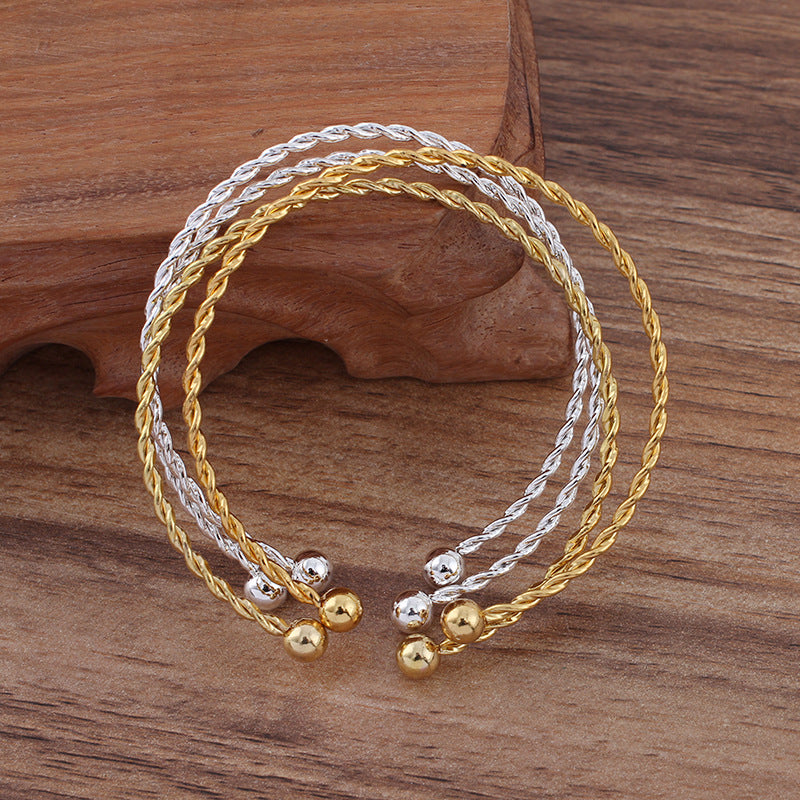 10pcs Twisted bracelet