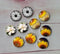 Handmade Round Photo Glass Cabachon plant flower A112