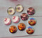 Handmade Round Photo Glass Cabachon plant Dandelion A116