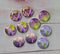 Handmade Round Photo Glass Cabachon plant flower A143
