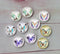 Handmade Round Photo Glass Cabachon  illustration butterfly A156