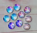 Handmade Round Photo Glass Cabachon A206