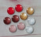 Handmade Round Photo Glass Cabachon Glitter A223