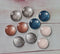Handmade Round Photo Glass Cabachon Glitter A224